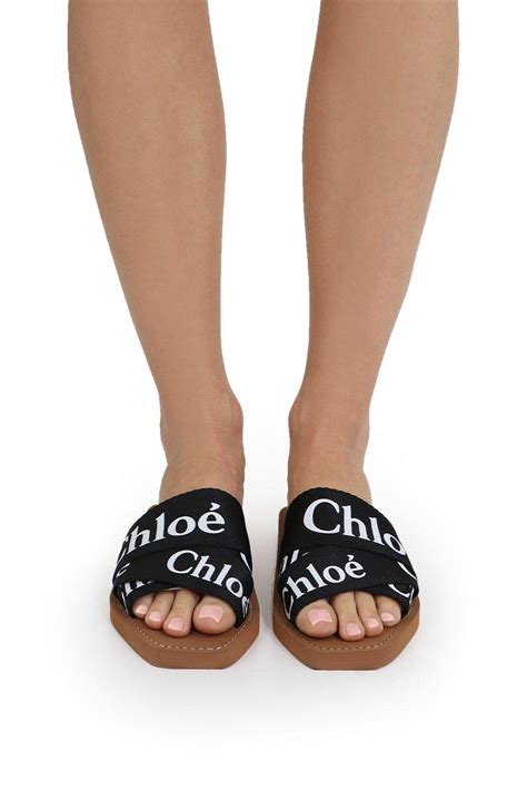 black chloe woody sandals|chloe sandals size guide.